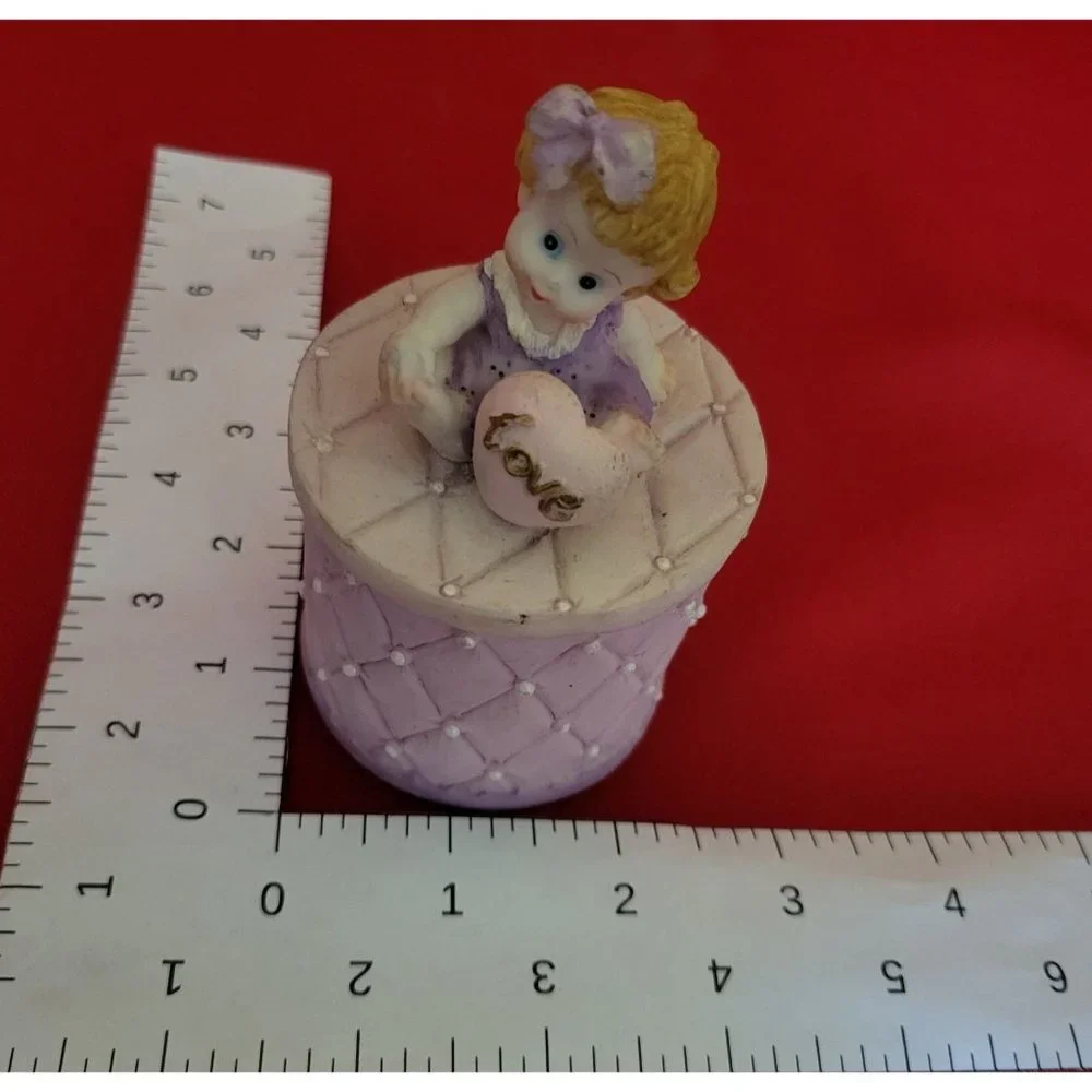 Prestige Baby Love Purple Trinket Box